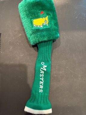 Masters Green Golf Club Headcover with Yellow Emblem